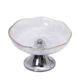 Ele 4PM Fluted Glass Pedestal Bowl