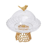 Ele 4PM Covered Dessert Stand with Bird Accent