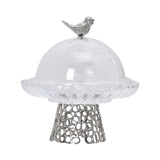 Ele 4PM Covered Dessert Stand with Bird Accent