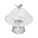 Ele 4PM Covered Dessert Stand with Bird Accent