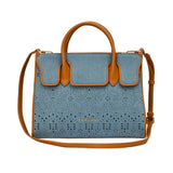 Ermanno Firenze Women's Medium Denim Blue Hand Bag