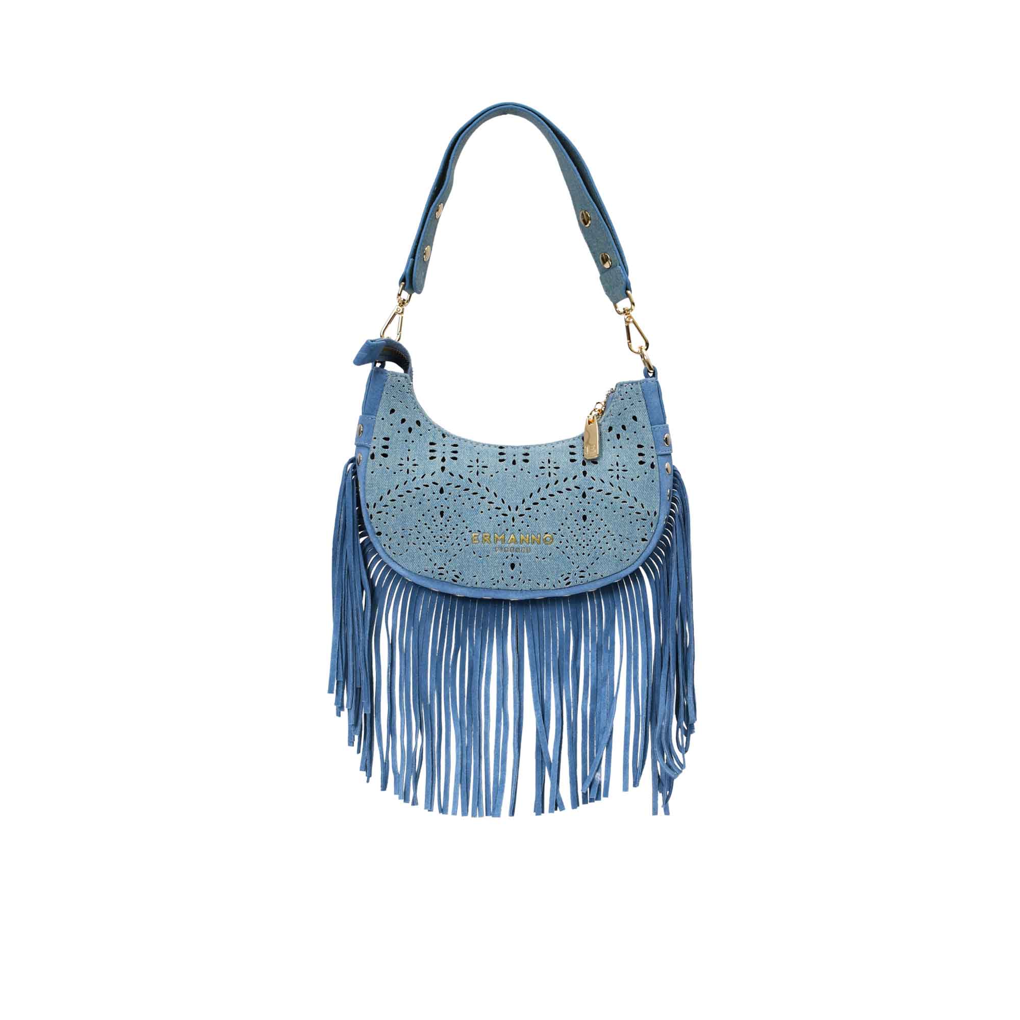 Ermanno Firenze Women's Medium Denim Blue Shoulder Bag | Bag | Bags | departure-to-desk | new-season-2025 | Shoulder Bag | Women | Women All Bags | Womens Ermanno Firenze Women's Medium Denim Blue Shoulder Bag | Bag | Bags | departure-to-desk | new-season-2025 | Shoulder Bag | Women | Women All Bags | Womens