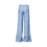 Ermanno Firenze Women's Light Blue Wide Leg Jeans