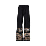 Ermanno Firenze Women's Black Printed Pant