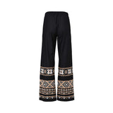 Ermanno Firenze Women's Black Printed Pant