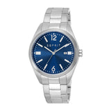 Esprit Men's Blue Dial Silver Watch