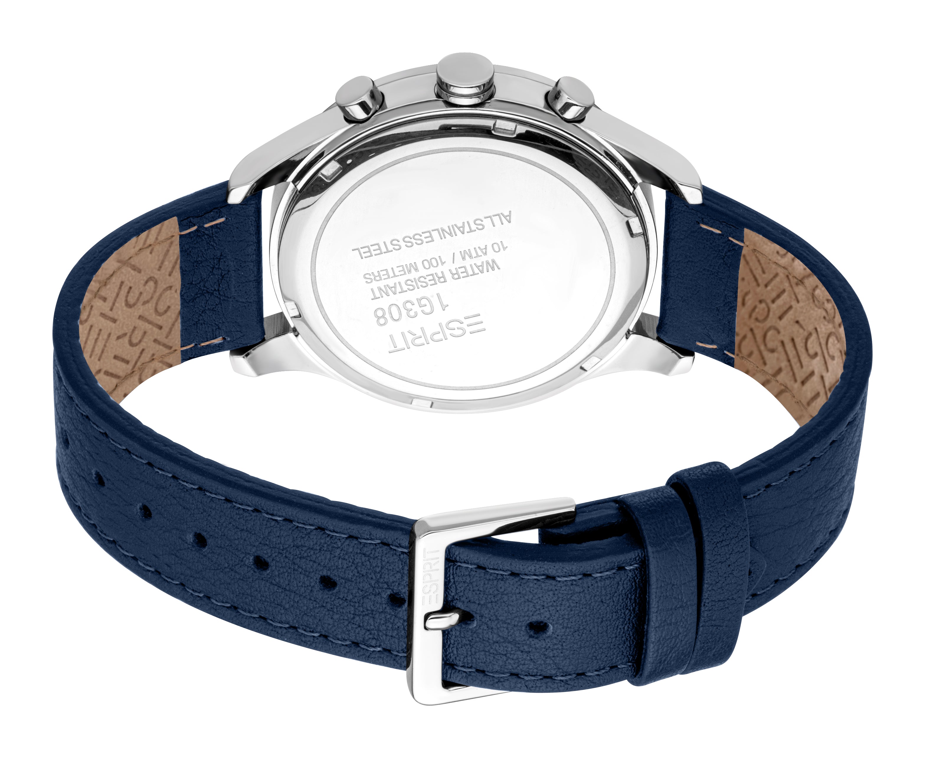 Esprit Logan Men's Silver Dial Blue Leather Strap Watch | Fashion Watches | Men | Mens | Mens Watches | Watch | Watches Esprit Logan Men's Silver Dial Blue Leather Strap Watch | Fashion Watches | Men | Mens | Mens Watches | Watch | Watches