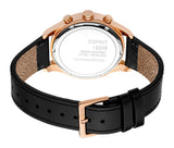 Esprit Men's Chronograph Rose Gold & Black Watch