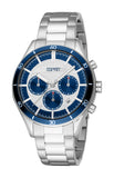 Esprit Logan Men's Silver Dial and Stainless Steel Bracelet Watch