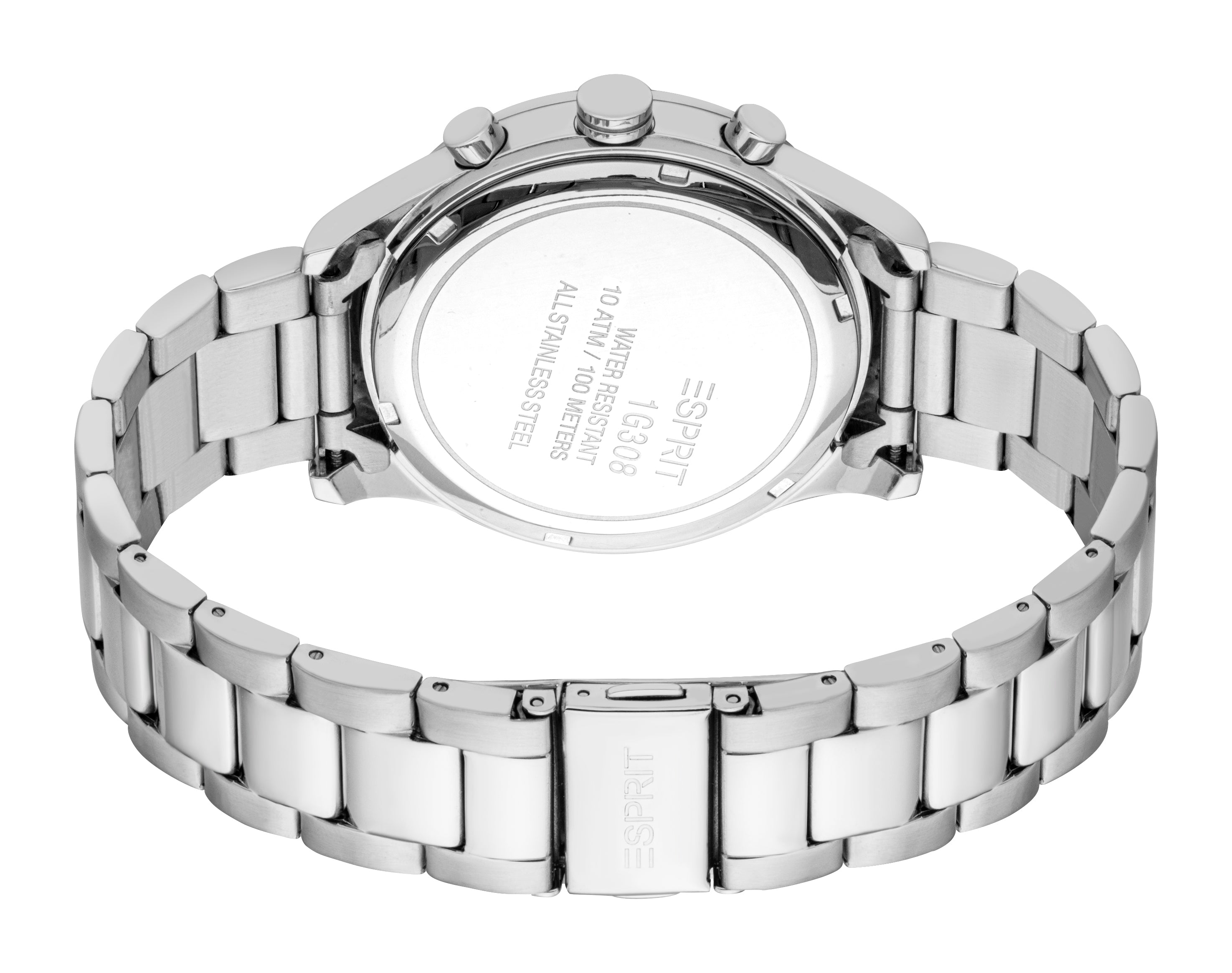 Esprit Men's Silver & Black Dial Silver-Tone Chronograph Watch | Fashion Watches | GCC | Men | Men Eid26 | Mens | Mens Watches | Watch | Watches Esprit Men's Silver & Black Dial Silver-Tone Chronograph Watch | Fashion Watches | GCC | Men | Men Eid26 | Mens | Mens Watches | Watch | Watches