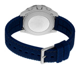 Esprit Men's Blue Dial Gray Silver Case Blue Silicone Strap Watch