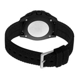 Esprit Moon Gents Chronograph  Black with Grey Dial Black Case Black Silicone Starp Watch