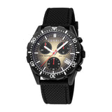 Esprit Moon Gents Chronograph  Black with Grey Dial Black Case Black Silicone Starp Watch