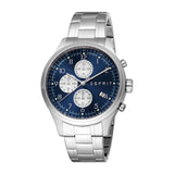 ESPRIT Jack Gents Chrono Blue Dial Stainless Steel Silver Watch