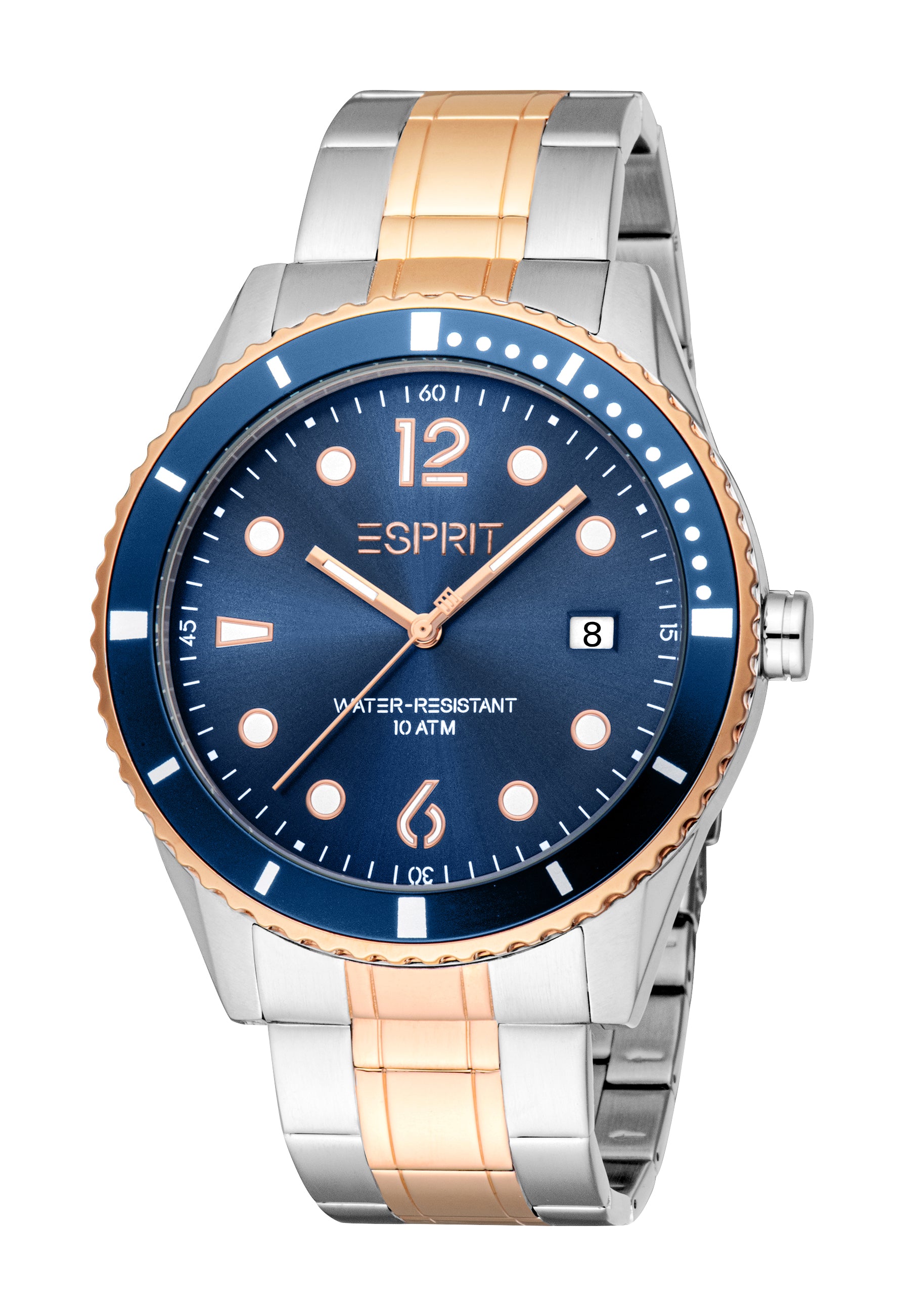 Esprit Gents Two-Tone Dive-Style Watch with Date | departure-to-desk | Fashion Watches | GCC | Men | Mens | Mens Watches | new-season-2025 | Watch | Watches Esprit Gents Two-Tone Dive-Style Watch with Date | departure-to-desk | Fashion Watches | GCC | Men | Mens | Mens Watches | new-season-2025 | Watch | Watches