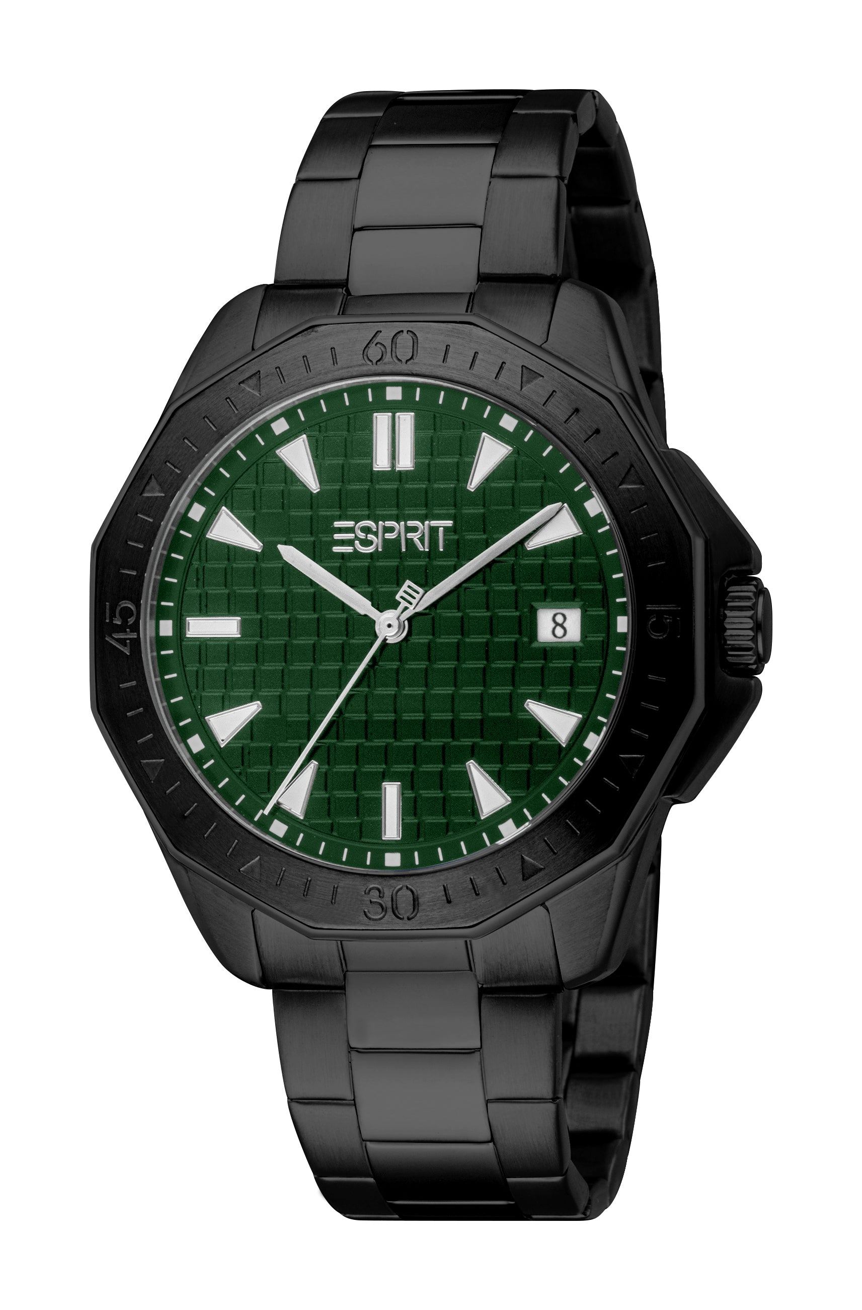 Esprit Men's Green Dial Black Stainless Steel Watch | Fashion Watches | GCC | Men | Men Eid26 | Mens | Mens Watches | scat: Fashion Timepieces | Scat: New In Mens Watches | Watch | Watches Esprit Men's Green Dial Black Stainless Steel Watch | Fashion Watches | GCC | Men | Men Eid26 | Mens | Mens Watches | scat: Fashion Timepieces | Scat: New In Mens Watches | Watch | Watches