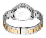 Esprit Men’s Two-Tone Stainless Steel Watch – Black Dial Date Display 10ATM