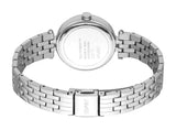 Esprit Lily Women’s Silver Watch with Crystal Bezel and Stainless Steel Bracelet