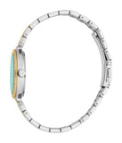 Esprit Lily Women’s Two-Tone Watch with Aqua Dial and Crystal Bezel