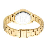 Esprit Coast Ladies Silver Dial Stainless Steel Gold Plated Watch