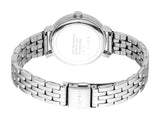 Esprit July Women’s Silver Watch with Blue Dial and Crystal Bezel