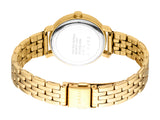 Esprit July Women’s Gold Watch with Mother-of-Pearl Dial and Crystal Bezel