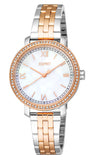 Esprit July Ladies Mother-of-Pearl Dial Two-Tone & Crystal Bezel Watch