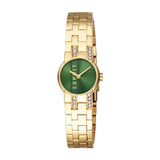Esprit Ladies Dark Green Dial Stainless Steel Gold plated Watch