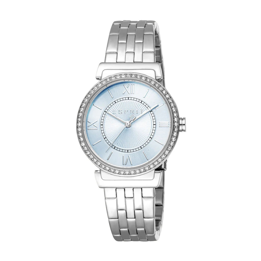 Esprit Jules Ladies Light Blue Dial Silver Stainless Steel Watch Bluesalon
