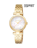 Esprit Laila ll Women's White MOP Dial Gold Watch