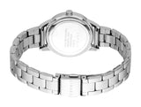 Esprit Ladies Silver-Tone Stainless Steel Watch with Crystal Markers