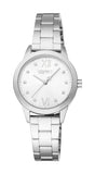 Esprit Ladies Silver-Tone Stainless Steel Watch with Crystal Markers