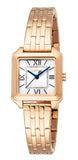 Esprit Ladies' Rose Gold Rectangular Bracelet Watch