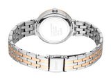 Esprit Ladies Two-Tone Watch with Crystal Accents & Matching Bracelet