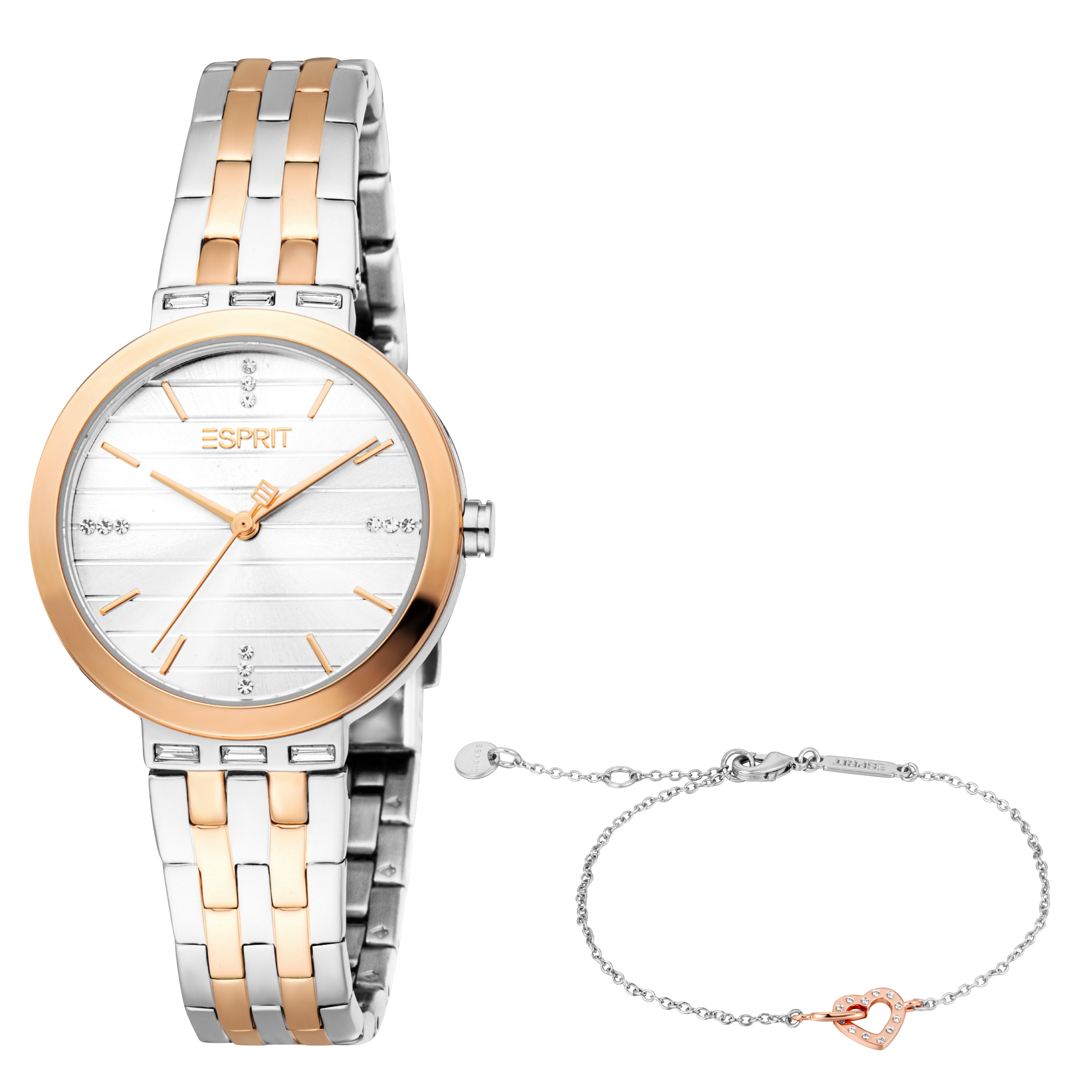 Esprit Ladies Two-Tone Watch with Crystal Accents & Matching Bracelet | departure-to-desk | Fashion Watches | GCC | new-season-2025 | Watch | Watches | Women | Womens | Womens Watches Esprit Ladies Two-Tone Watch with Crystal Accents & Matching Bracelet | departure-to-desk | Fashion Watches | GCC | new-season-2025 | Watch | Watches | Women | Womens | Womens Watches