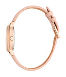 Esprit Women’s Rose Gold Watch & Bracelet Set – Pink Leather Strap 3ATM