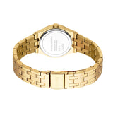 Esprit River Ladies Silver Dial Gold Tone Watch