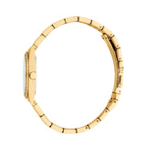 Esprit River Ladies Silver Dial Gold Tone Watch
