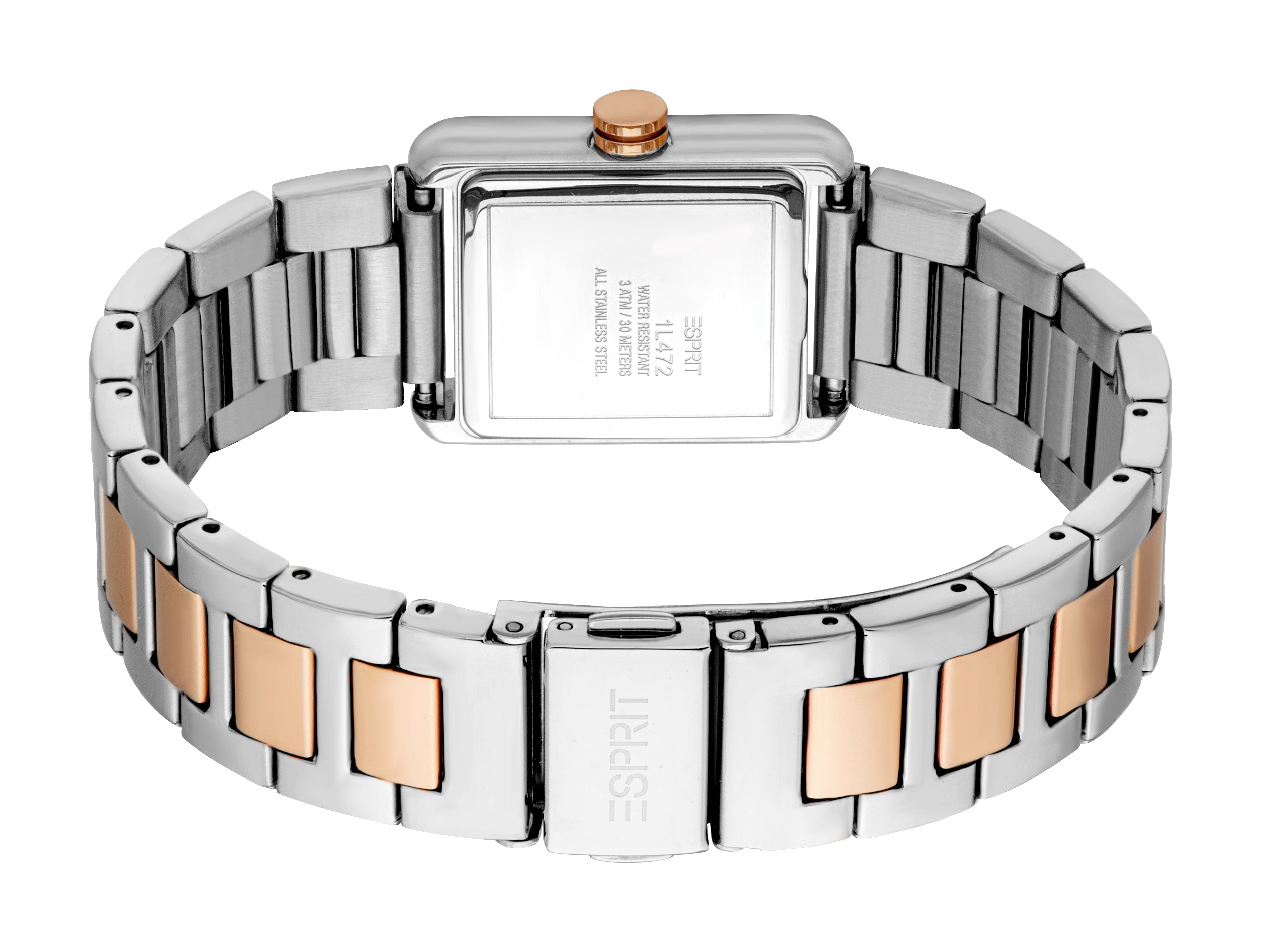 Esprit Ladies Rectangular Two-Tone Watch with Dark Blue Dial | Fashion Watches | GCC | new-season-2025 | Watch | Watches | Women | Womens | Womens Watches Esprit Ladies Rectangular Two-Tone Watch with Dark Blue Dial | Fashion Watches | GCC | new-season-2025 | Watch | Watches | Women | Womens | Womens Watches