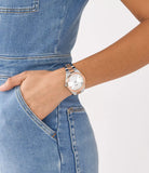 Fossil Scarlette Three-Hand Two-Tone Stainless Steel Watch