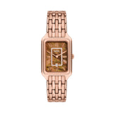 Fossil Raquel Women’s Rose Gold Analog Watch with Mother of Pearl Dial