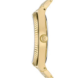 Fossil Scarlette Ladies Three-Hand Gold-Tone Stainless Steel Watch
