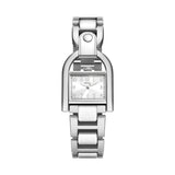 Fossil Harwell Women’s Silver-Tone Analog Watch with Stainless Steel Bracelet