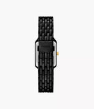 Fossil Raquel Women's Three-Hand Date Black Stainless Steel Watch