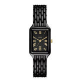 Fossil Raquel Women's Three-Hand Date Black Stainless Steel Watch