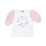 Elie Saab Kids Girl's White & Pink Set of Top & Skirt