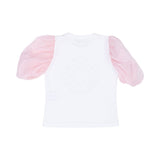Elie Saab Kids Girl's White & Pink Set of Top & Skirt
