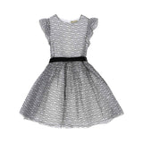 Elie Saab Kids Girl's Ivory & Black Dress
