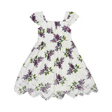Elisabetta Franchi Kids Girl's Floral White Dress