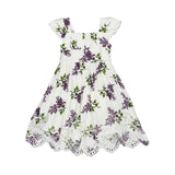 Elisabetta Franchi Kids Girl's Floral White Dress